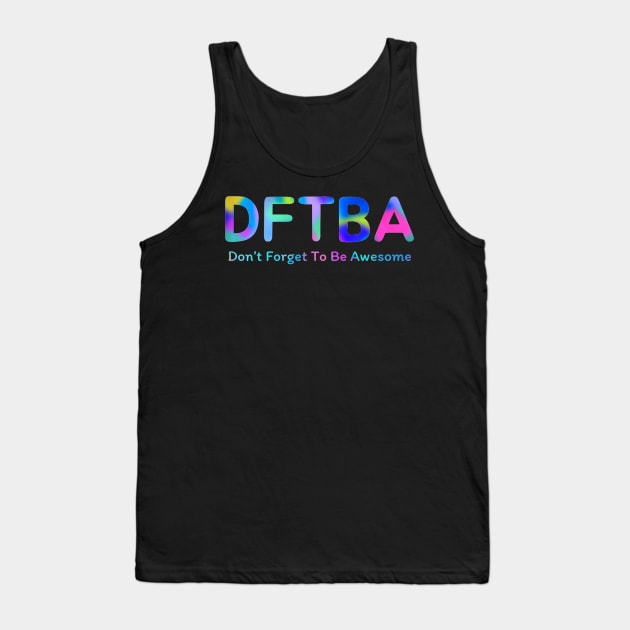 DFTBA (blobby colors) Tank Top by Amanda1775